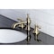 Kingston Brass KC7063AL Vintage 8" Widespread Bathroom Faucet, Antique Brass KC7063AL - alternate 2